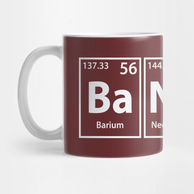 Bands (Ba-Nd-S) Periodic Elements Spelling by cerebrands